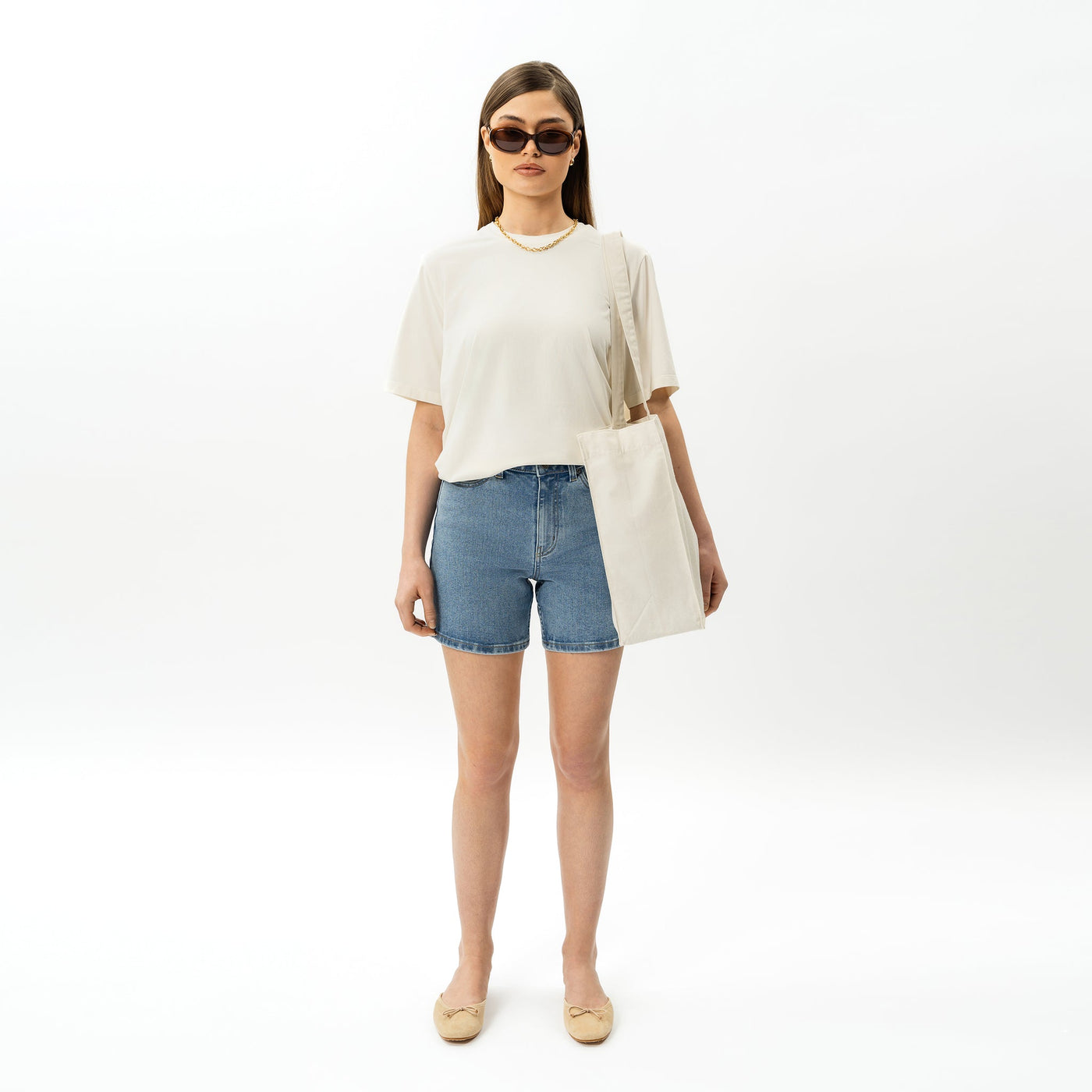 Flexible ComfortDenim™ Shorts