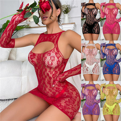 Sheer Seductive Lingerie Ensemble