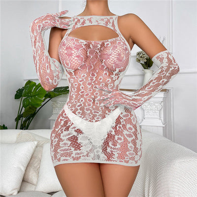 Sheer Seductive Lingerie Ensemble
