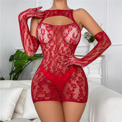 Sheer Seductive Lingerie Ensemble