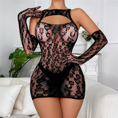 Sheer Seductive Lingerie Ensemble