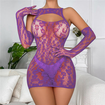 Sheer Seductive Lingerie Ensemble
