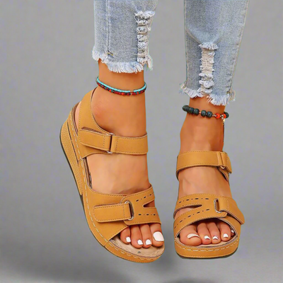 Gudula | Stylish Orthopedic Sandals Crafted from Luxurious Soft Material for Comfortable Summer Wear