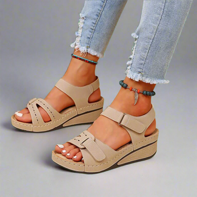 Gudula | Stylish Orthopedic Sandals Crafted from Luxurious Soft Material for Comfortable Summer Wear