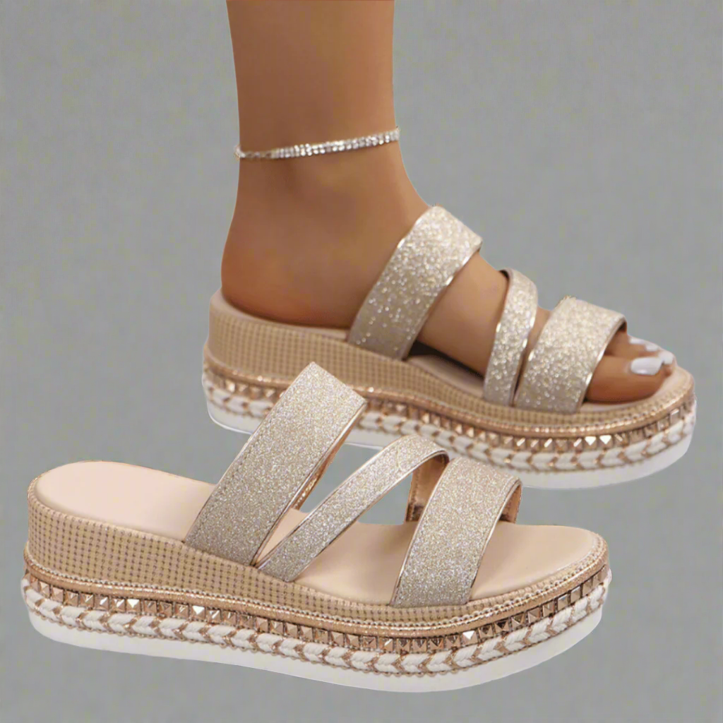 Helga | Luxurious Wedge Sandals for Ultimate Comfort