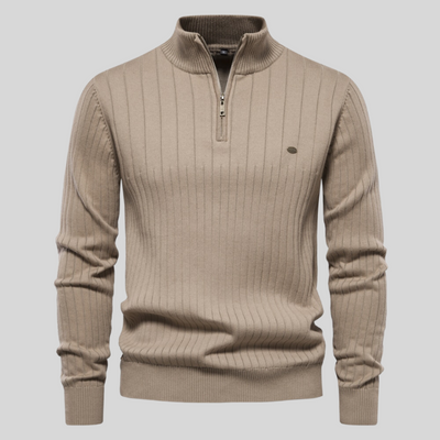 LALUNA® | Casual Ribbed Sweater with Muscle Fit
