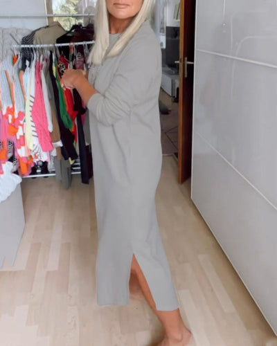 Laluna® | Round Neck Casual Dress