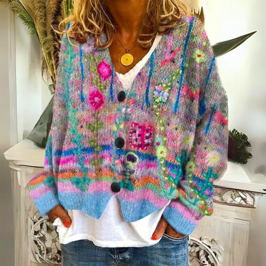 LALUNA® | VIBRANT KNITTED SWEATER
