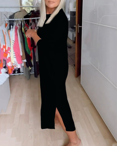 Laluna® | Round Neck Casual Dress