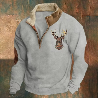 LALUNA® | Classic Quarter-Zip Sweater