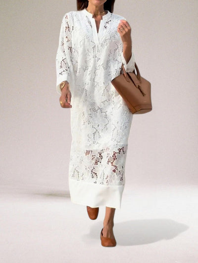 Silvana | Elegant Long Lace Gown