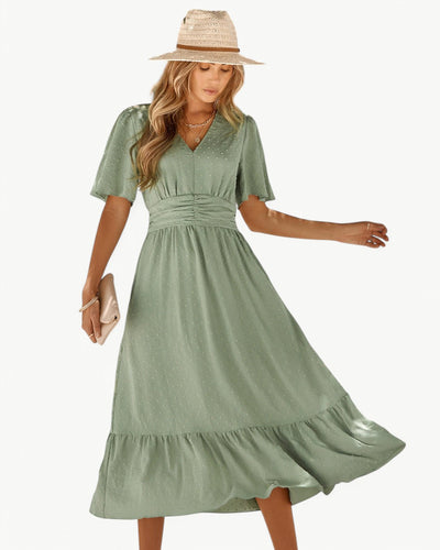 Renée | Chic V-Neck Dress