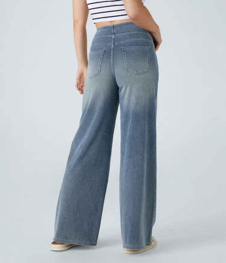 Laluna® | Comfortable high-waisted jeans
