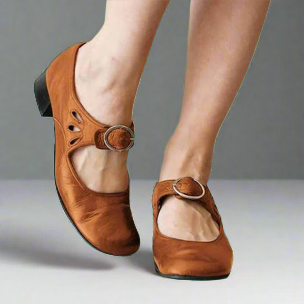 Denise | Comfortable Wedge Sole Orthopedic Leather Sandals