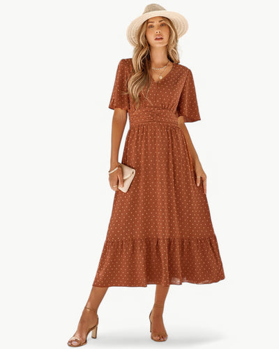 Renée | Chic V-Neck Dress