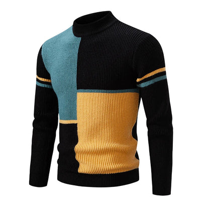 LALUNA® | Color Block Knit Sweater