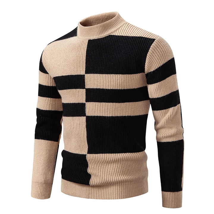 LALUNA® | Color Block Knit Sweater
