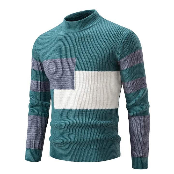 LALUNA® | Color Block Knit Sweater