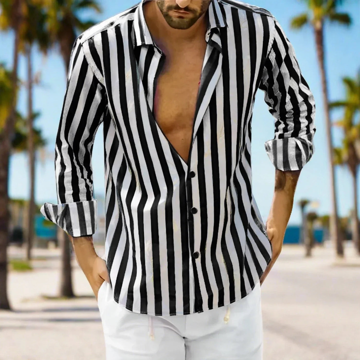 Laluna® | Relaxed Striped Top