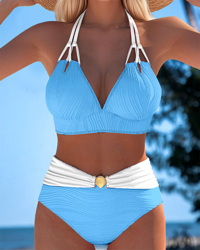 Double-Strap High-Waisted Bikini