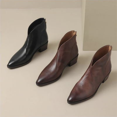 Laluna® | Elegant Small-Heeled Luxe Boots