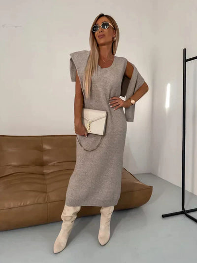 LALUNA® | Coordinated Dress and Turtleneck Set