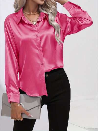 LALUNA® | Luxurious Satin Blouse