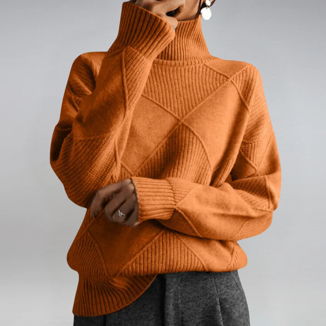 Laluna® | Luxe Cashmere Turtleneck Sweater