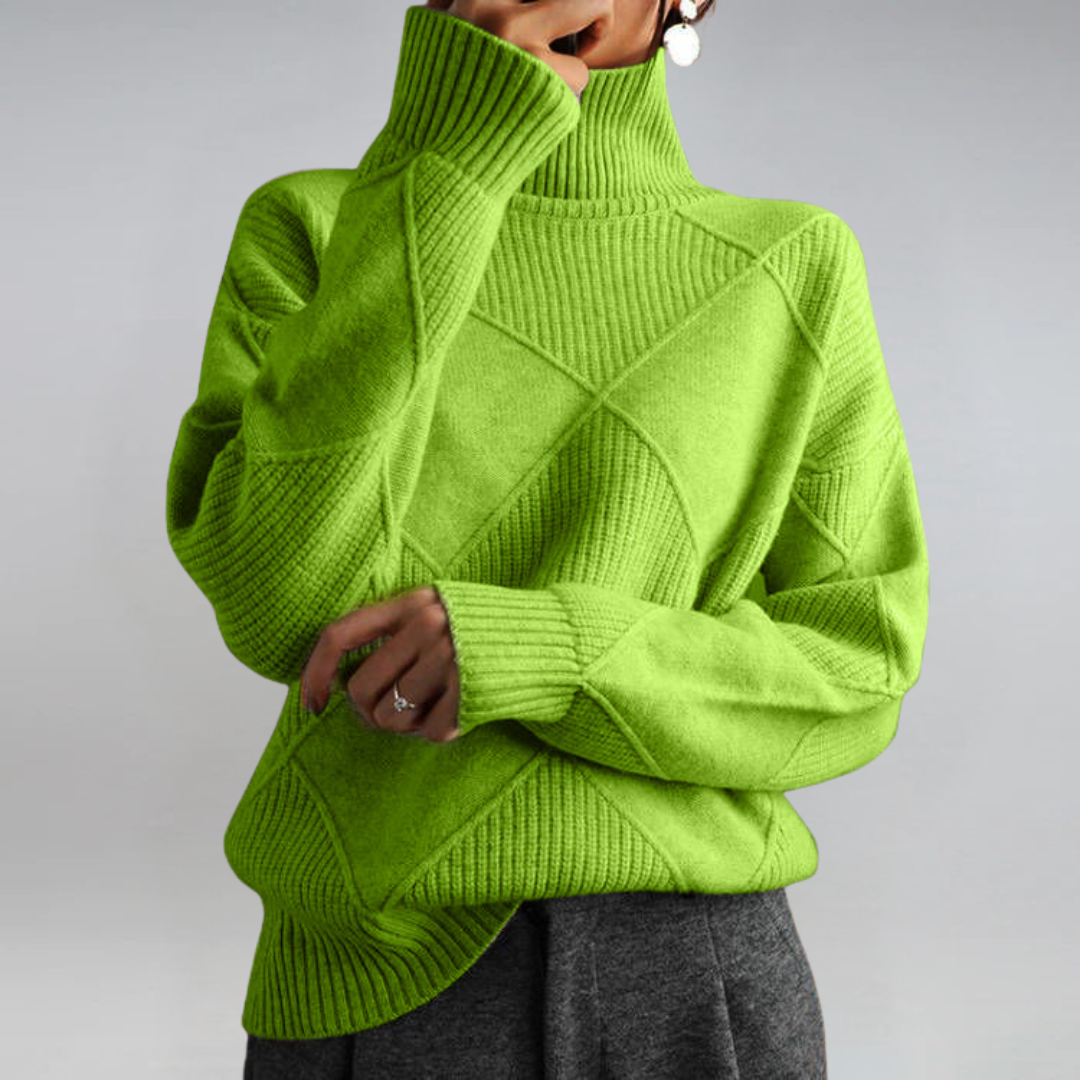 Laluna® | Luxe Cashmere Turtleneck Sweater