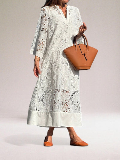 Silvana | Elegant Long Lace Gown