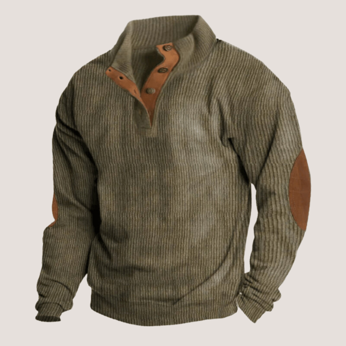 LALUNA® | Collared Ribbed Sweater