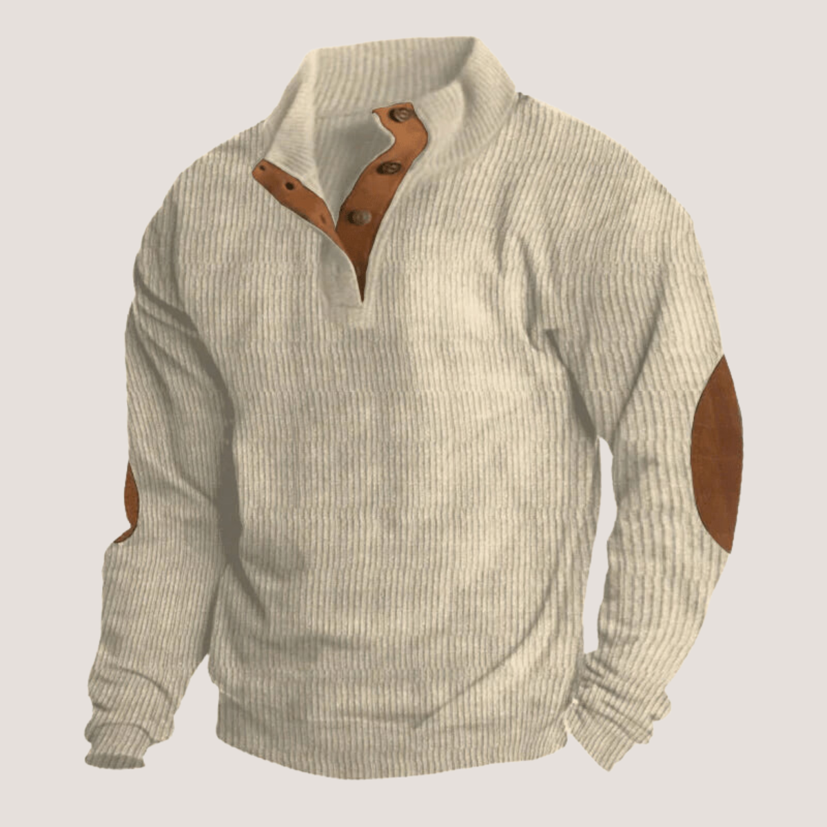 LALUNA® | Collared Ribbed Sweater