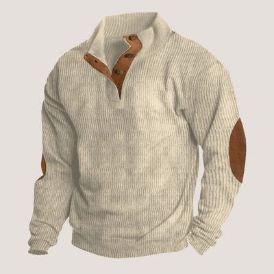 LALUNA® | Collared Ribbed Sweater