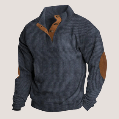 LALUNA® | Collared Ribbed Sweater
