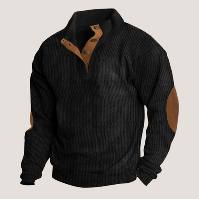 LALUNA® | Collared Ribbed Sweater