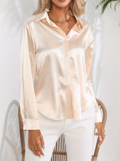 LALUNA® | Luxurious Satin Blouse