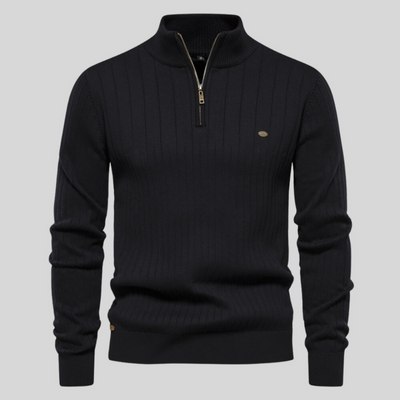 LALUNA® | Casual Ribbed Sweater with Muscle Fit