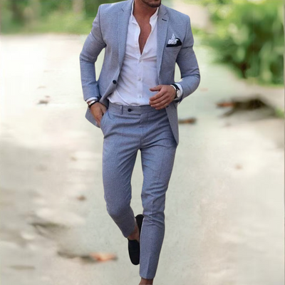 Laluna® | Sophisticated Men's Suit Set (Jacket & Trousers)