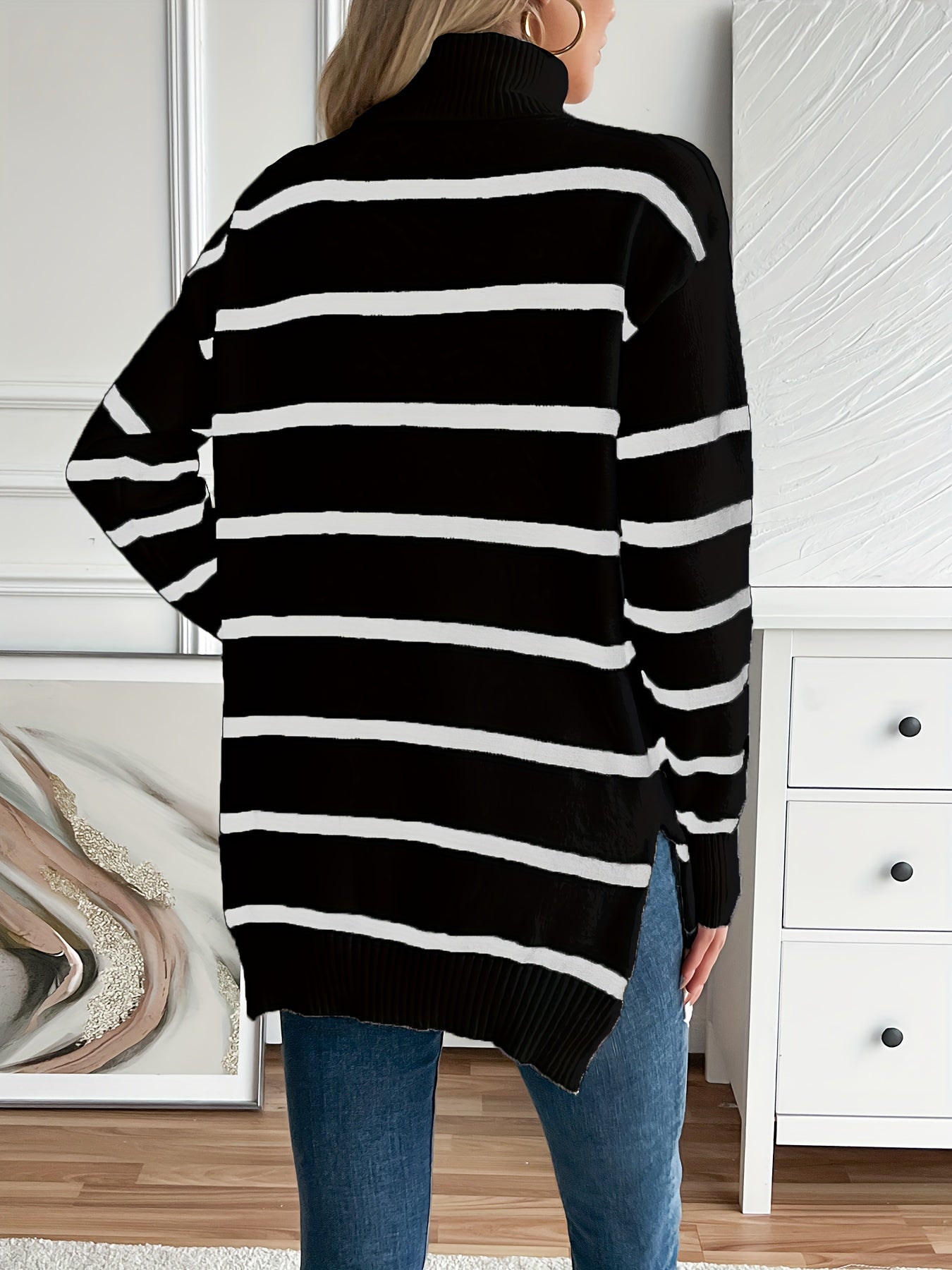Laluna® | Striped Knit Sweater
