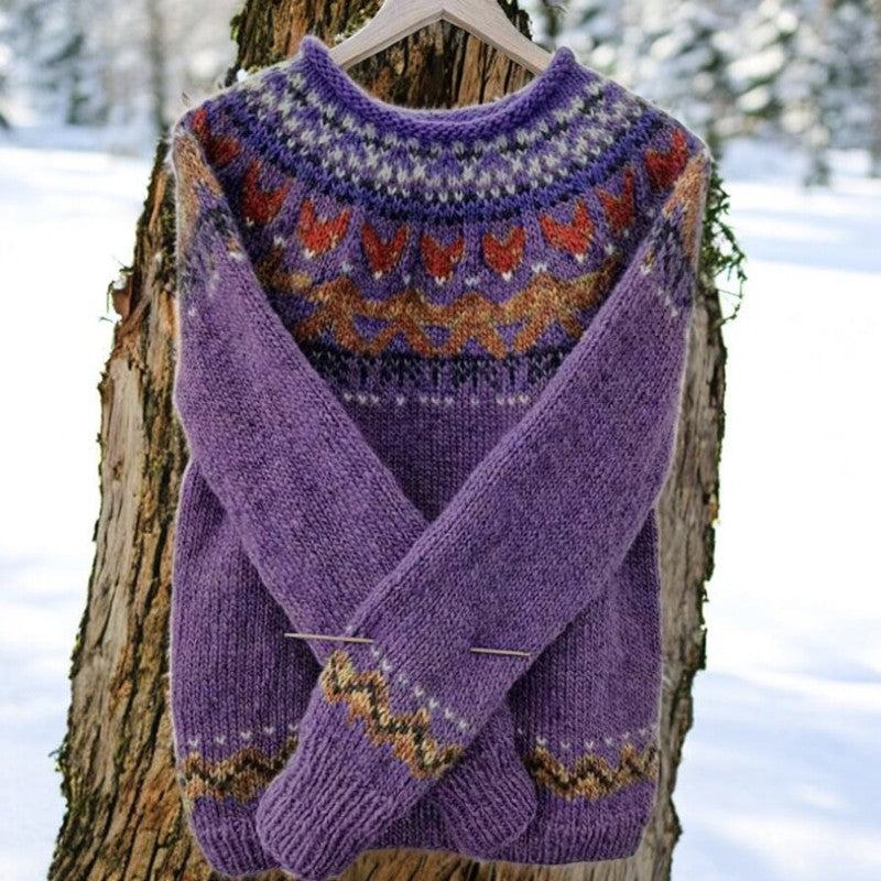 Yvonne | Retro Knit Sweater