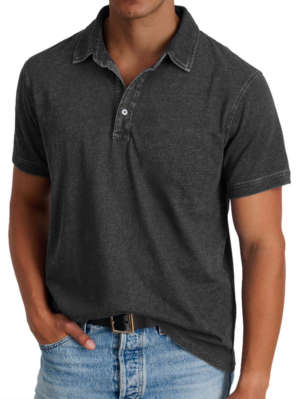 Laluna® Collared Polo Shirt