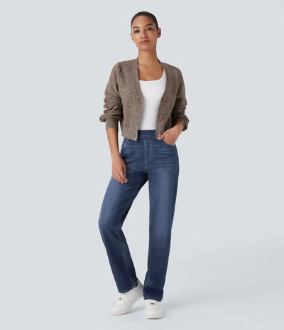 Lotte | Stretchy and Cozy High-Waisted Trousers