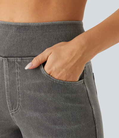 Laluna® | Cozy High-Waisted Jeans