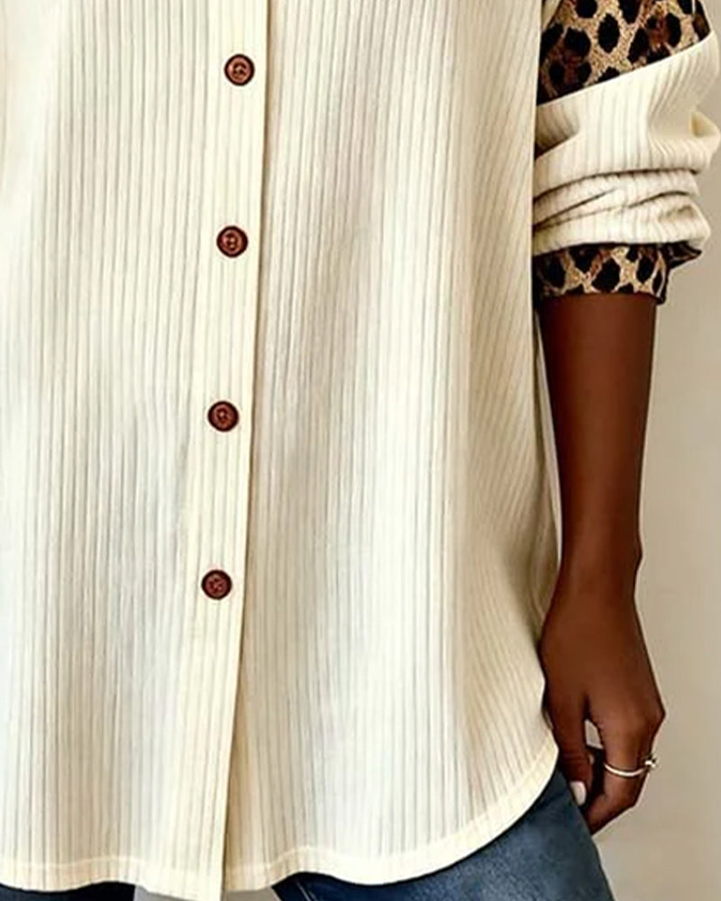 Laluna® | Shirt with Leopard Print