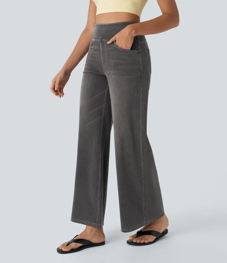 Laluna® | Comfortable high-waisted jeans