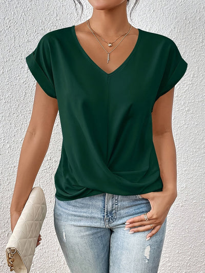 Laluna® | Sweetheart Neckline Casual T-Shirt