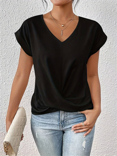 Laluna® | Sweetheart Neckline Casual T-Shirt