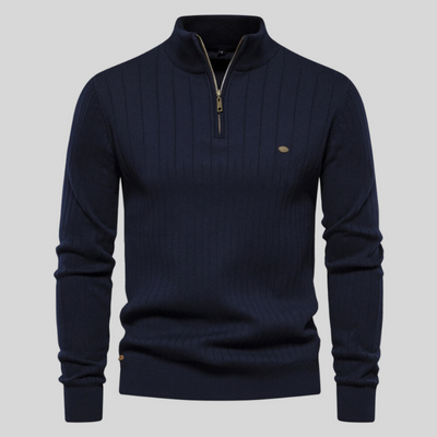 LALUNA® | Casual Ribbed Sweater with Muscle Fit