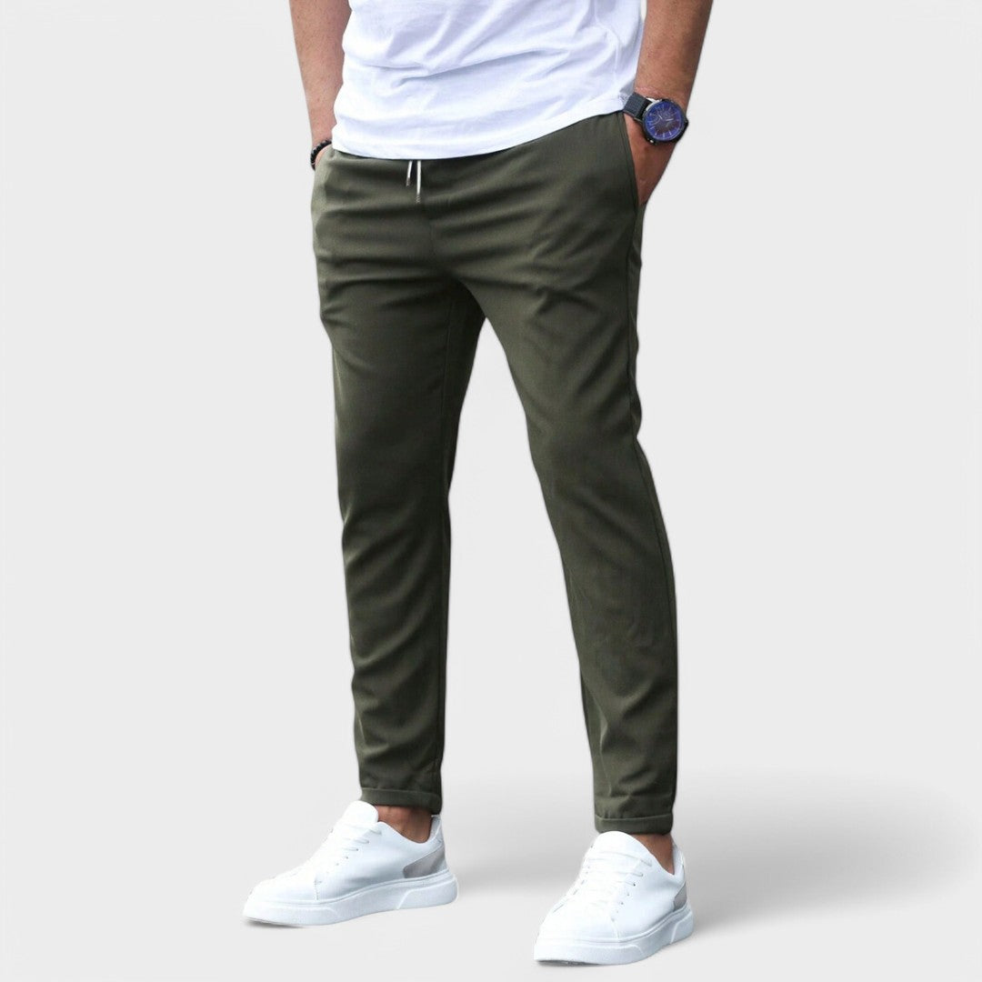 Laluna® | Contemporary Stretch Trousers for Men