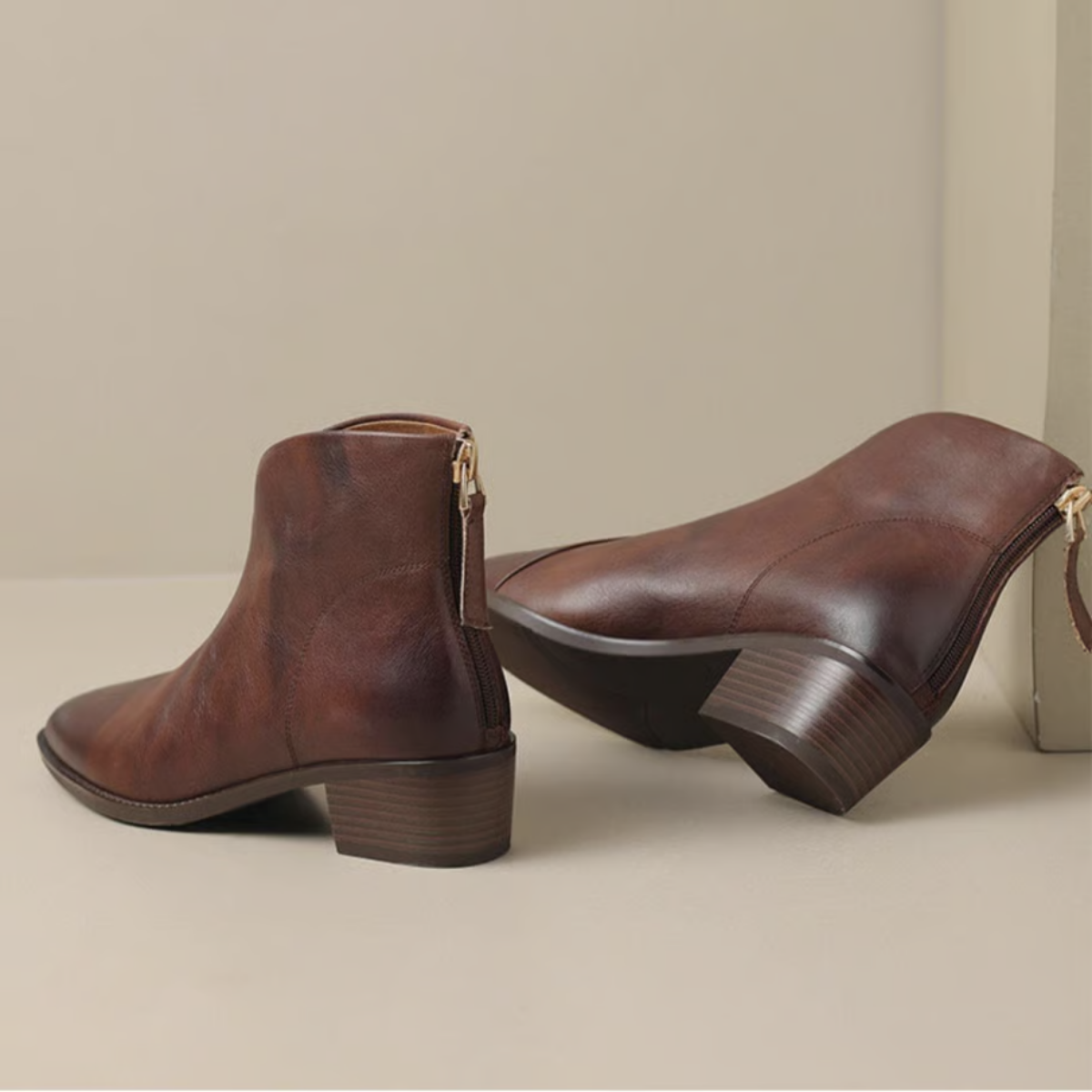 Laluna® | Elegant Small-Heeled Luxe Boots
